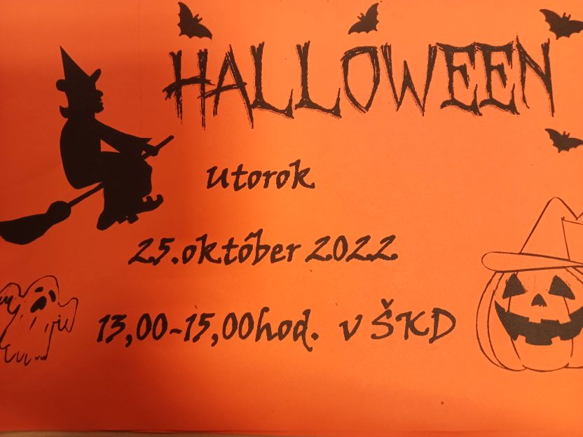 Haloween v školskom klube detí