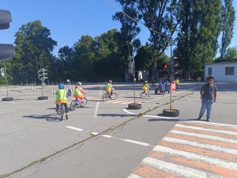 Dopravné ihrisko s prvákmi