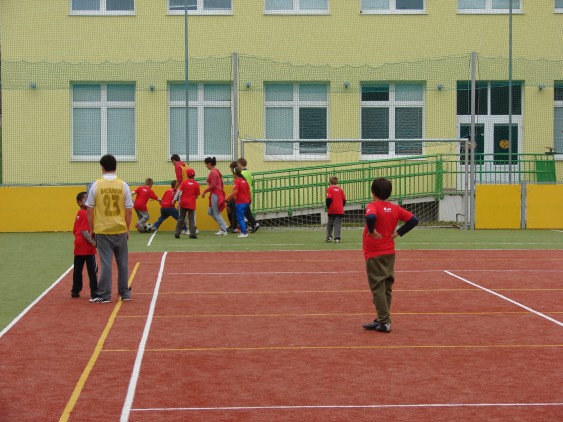 Futbal deti a rodičia