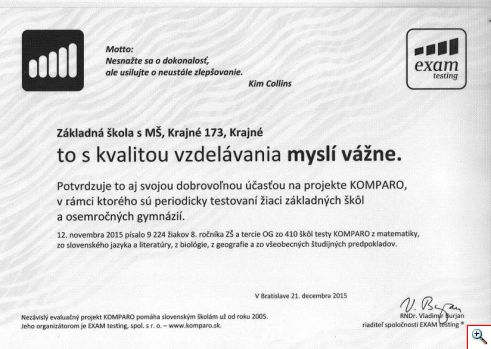 Exam testovanie