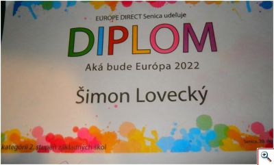 Ocenenie vo výtvarnej súťaží Direct Europe