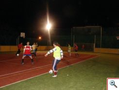 Osvietený futbal