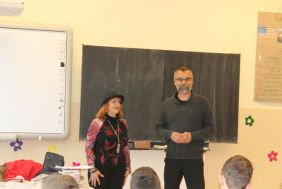 Beseda so spisovateľkou Lenou Riečanskou Beseda so spisovateľkou Lenou Riečanskou