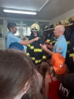 Exkurzia 3. a 4. ročníka u hasičov